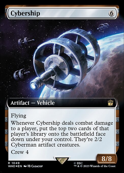 WHO: Cybership (Extended Art) (Surge Foil)