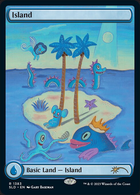 SLD: Island (1383) (Foil)