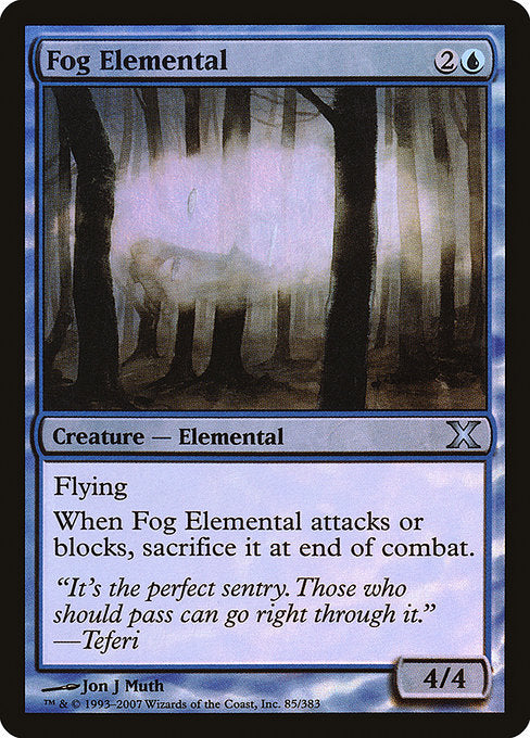 10E: Fog Elemental (Foil)