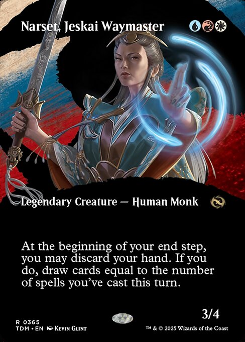 TDM: Narset, Jeskai Waymaster (Borderless) (Foil)