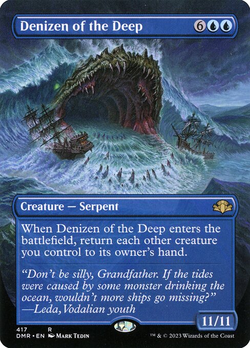 DMR: Denizen of the Deep (Borderless) (Foil)