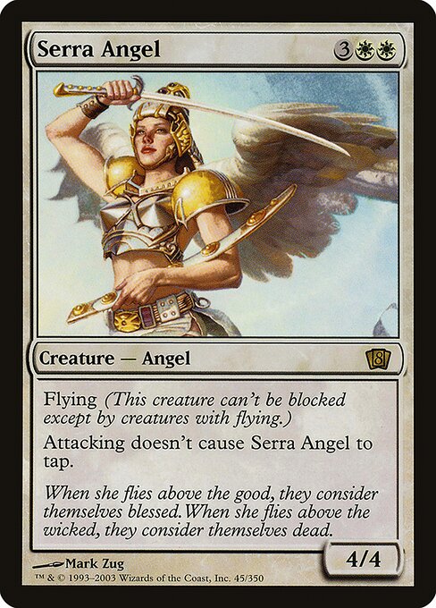 8ED: Serra Angel (Foil)
