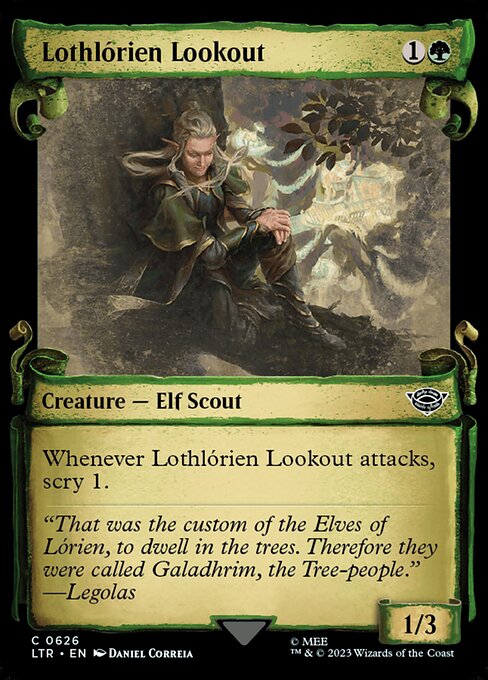 LTR: Lothlorien Lookout (Showcase Scrolls) (Foil)