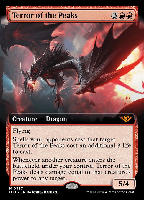 OTJ: Terror of the Peaks (Extended Art) (Foil)