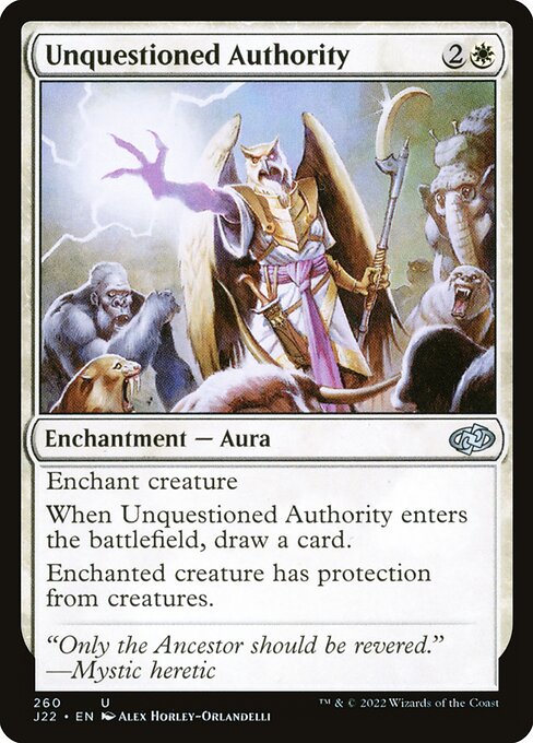 J22: Unquestioned Authority