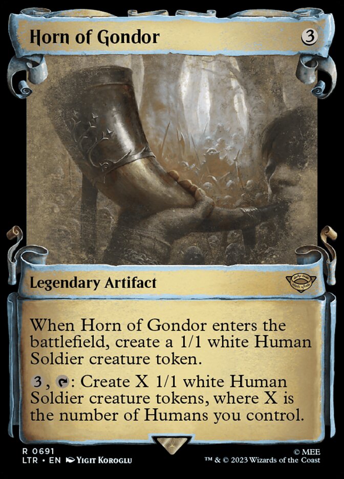 Horn of Gondor (Showcase Scrolls) [Foil] :: LTR