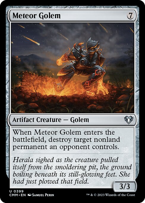 CMM: Meteor Golem (Foil)