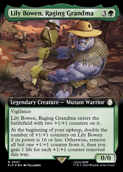 PIP: Lily Bowen, Raging Grandma (Extended Art) (Surge Foil)
