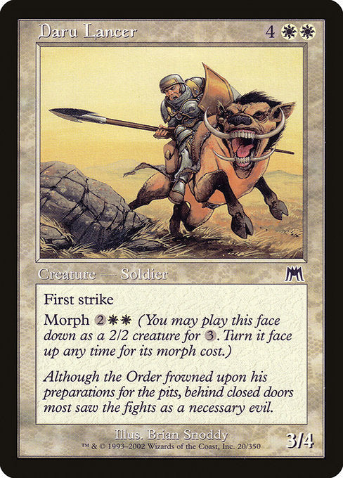 ONS: Daru Lancer