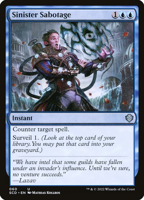 SCD: Sinister Sabotage