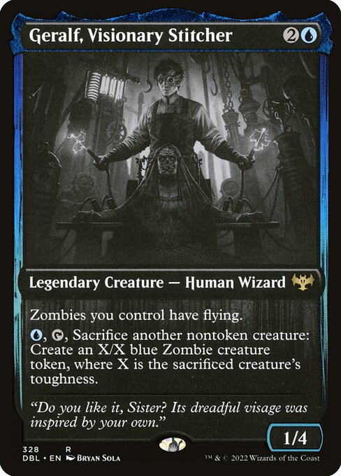 DBL: Geralf, Visionary Stitcher (Foil)