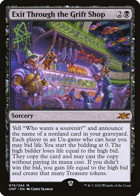UNF: Exit Through the Grift Shop