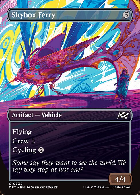 DFT: Skybox Ferry (Borderless) (Foil)