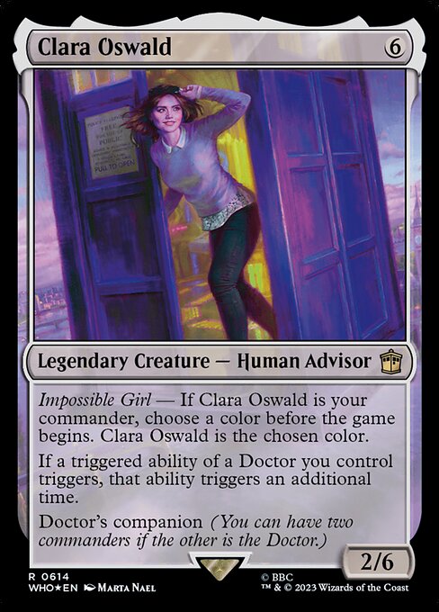 WHO: Clara Oswald (Surge Foil)
