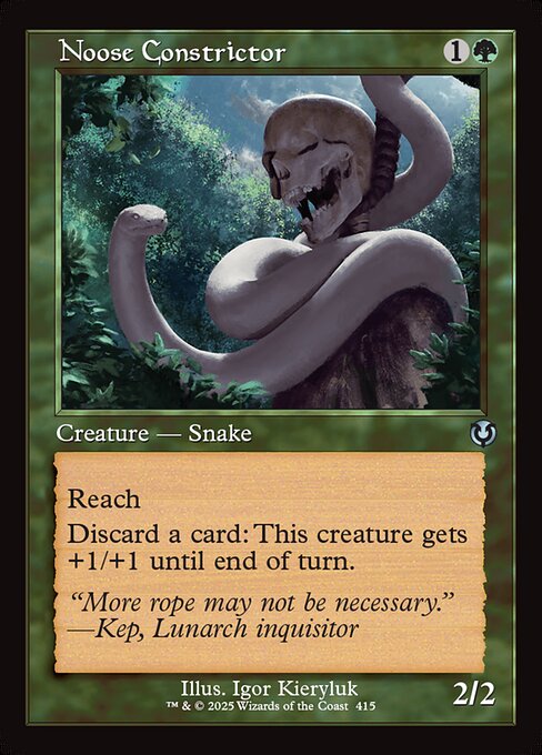 INR: Noose Constrictor (Retro Frame)