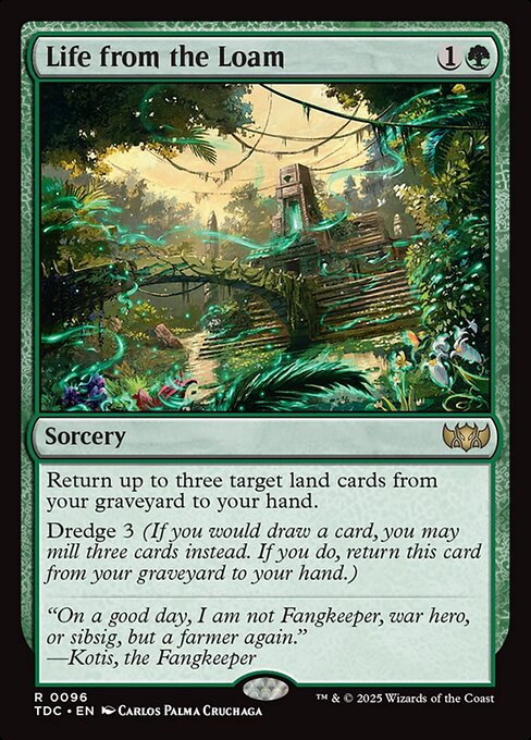 TDC: Life from the Loam