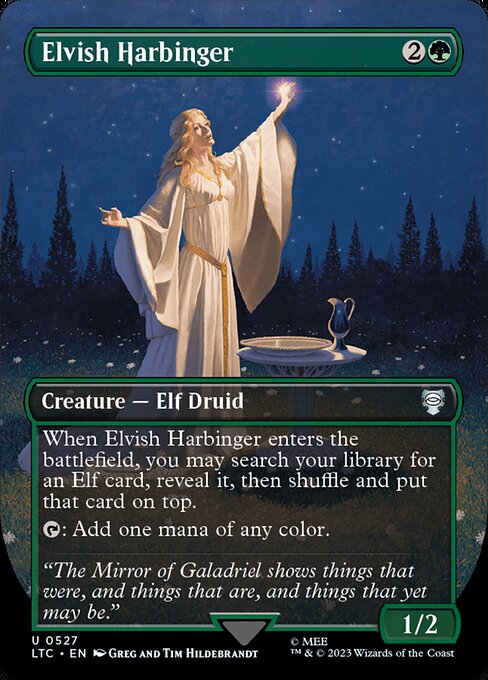 LTC: Elvish Harbinger (Borderless)