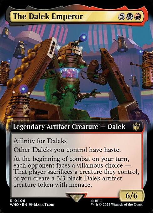 WHO: The Dalek Emperor (Extended Art) (Foil)