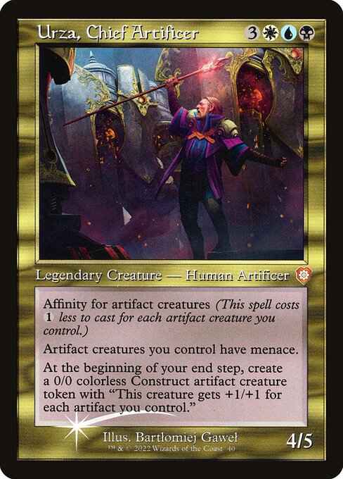 BRC: Urza, Chief Artificer (Display Commander) - Thick Stock