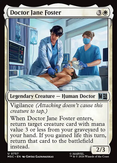 MSC: Doctor Jane Foster (Foil)