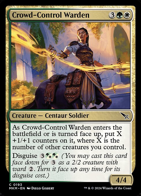 MKM: Crowd-Control Warden (Foil)