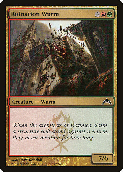 GTC: Ruination Wurm (Foil)