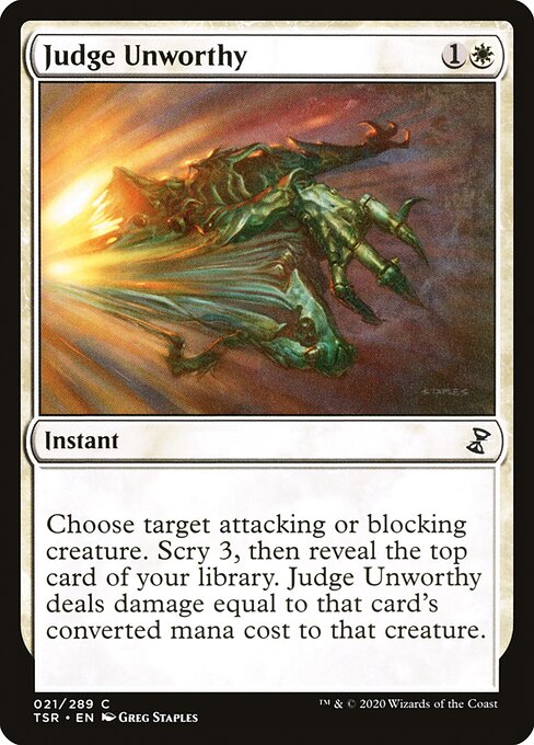 TSR: Judge Unworthy (Foil)