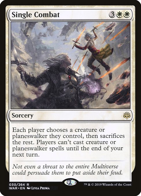 WAR: Single Combat (Foil)