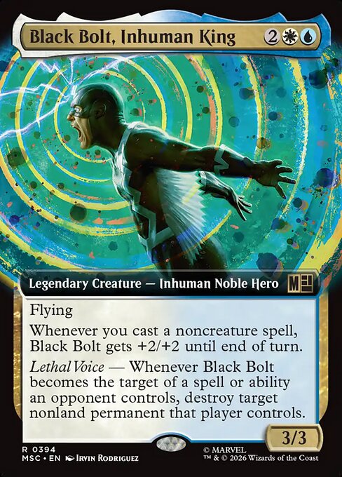 MSC: Black Bolt, Inhuman King (Extended Art)