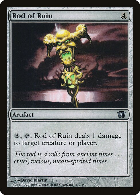 8ED: Rod of Ruin (Foil)