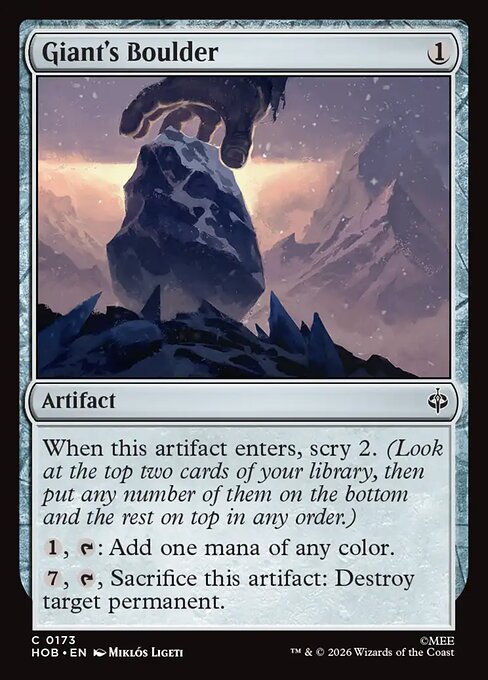 HOB: Giant's Boulder