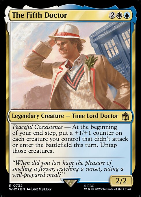 WHO: The Fifth Doctor (Surge Foil)