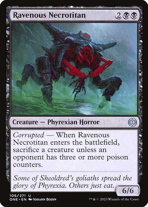 ONE: Ravenous Necrotitan (Foil)