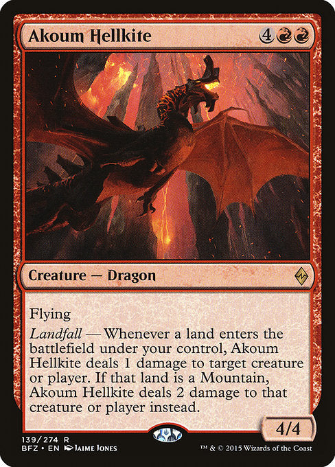 BFZ: Akoum Hellkite
