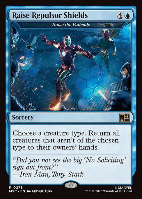 MSC: Raise Repulsor Shields - Raise the Palisade