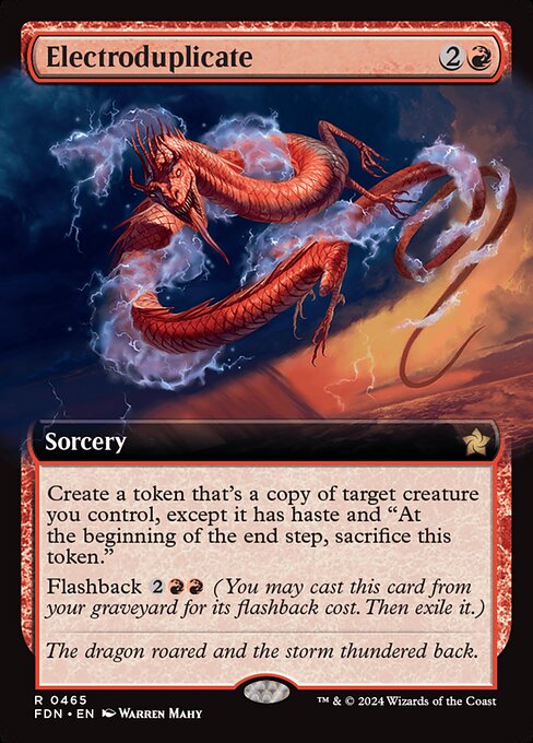FDN: Electroduplicate (Extended Art) (Foil)