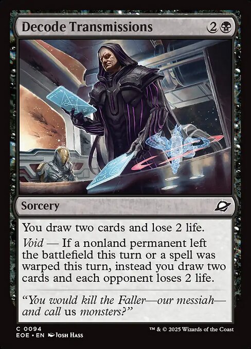 EOE: Decode Transmissions (Foil)