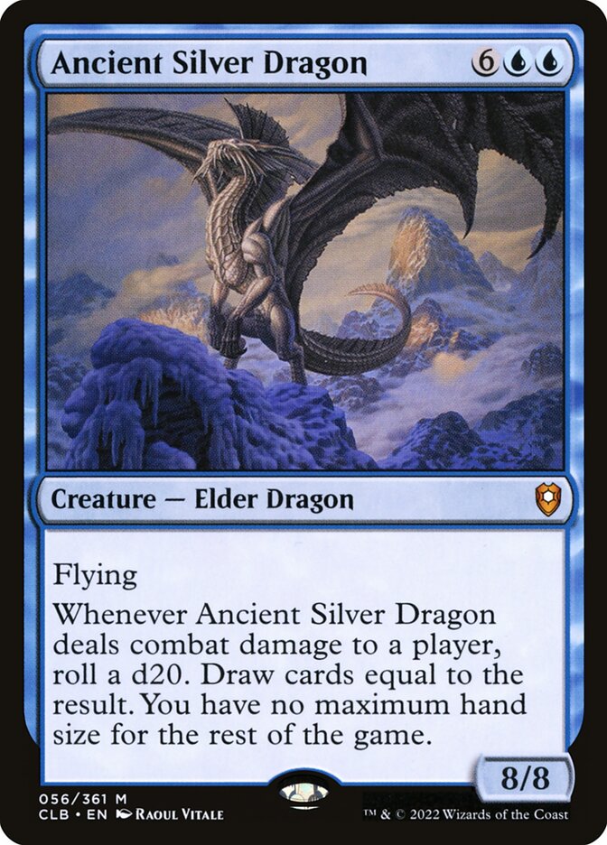 Ancient Silver Dragon [Foil] :: CLB