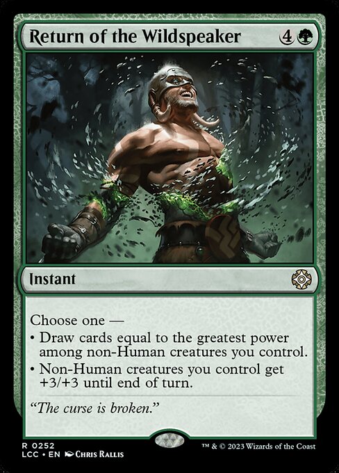 LCC: Return of the Wildspeaker