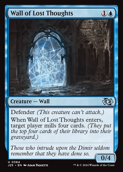 J25: Wall of Lost Thoughts