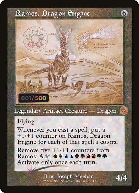 BRR: Ramos, Dragon Engine (Schematic) (Serial Numbered) (Foil)