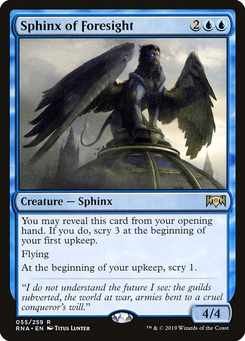 RNA: Sphinx of Foresight (Foil)