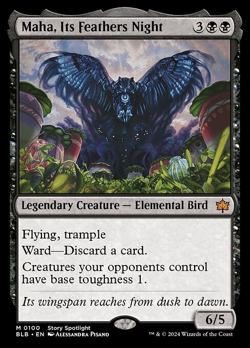 BLB: Maha, Its Feathers Night (Foil)