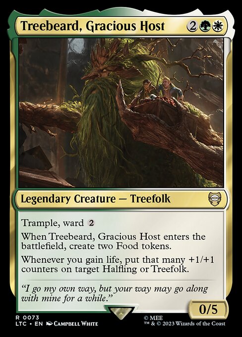 LTC: Treebeard, Gracious Host