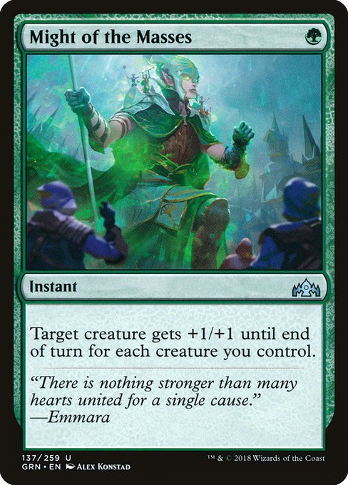 GRN: Might of the Masses (Foil)
