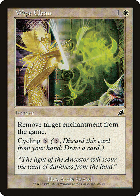 SCG: Wipe Clean