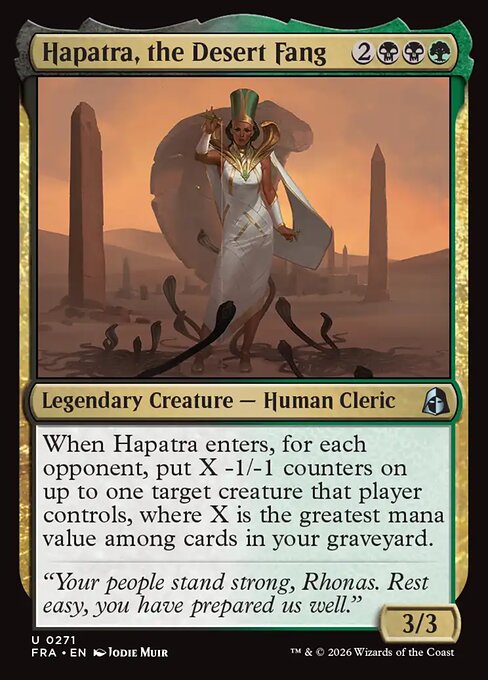 FRA: Hapatra, the Desert Fang