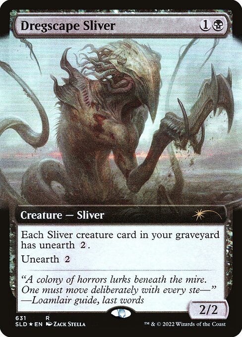 SLD: Dregscape Sliver (Extended Art) (Foil)