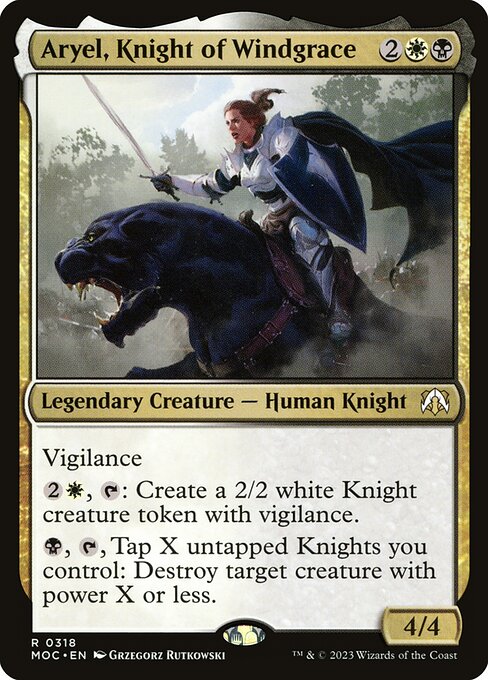 MOC: Aryel, Knight of Windgrace