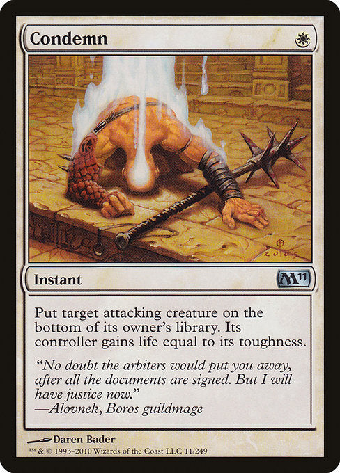 M11: Condemn